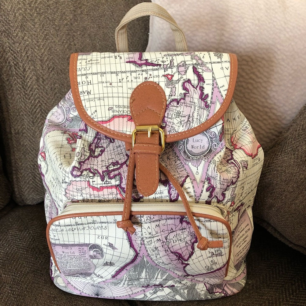 Women’s Backpack World Map